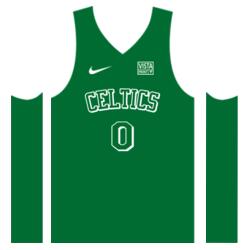 Team Celtics Plain Jersey Sando JST-07 Design