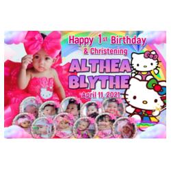 Hello Kitty Birthday and Christening with Pictures - TGB 3 Design