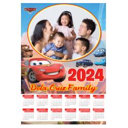 Customizable Cars Design - C2S A4 Calendar - PCR-29 Design
