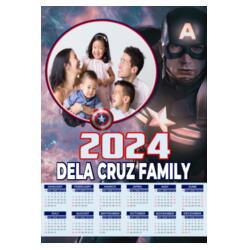 Customizable Captain America Design - C2S A4 Calendar - PCR-16 Design