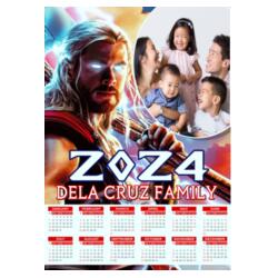 Customizable Thor Design - C2S A3 Calendar - PCR-20 Design