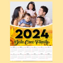 Customizable Family Design - Wooden Dowel Scroll Calendar - PCR-4 Design
