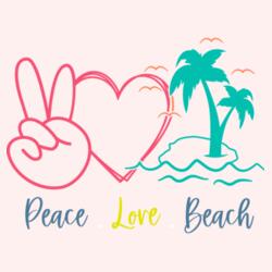 Peace. Love. Beach - SUM-010 Design