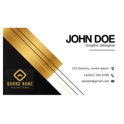 Black Gold White Design