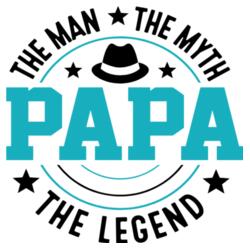 Papa, The legend. Design