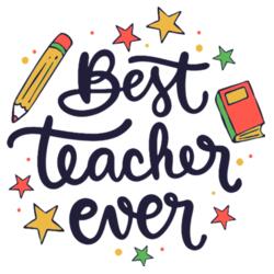Best Gift for teacher, Mug for the Best Teacher Ever, Happy Teacher's Day! Design