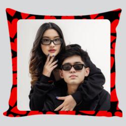 Valentine pillow for Couple with Customizable Image, Perfect Pillow for Couple - PPC-06 Design