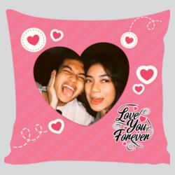 Love You Forever, Customizable Image, Customizable Image, Perfect Pillow for Couple - P12 Design