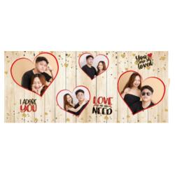 I Adore You, Love is all you Need, You are so loved, Customizable Image, Couple Mug Happy Valentines Day! - VMT-5  Design