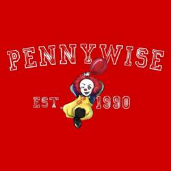 PENNYWISE Est. 1990, Varsity Halloween Design, Halloween Shirt - HVA-008 Design