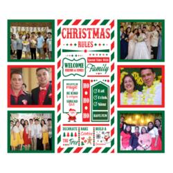 Christmas RULES Design, Vacuum Flask Full Print for Christmas - CSPT-01 Design