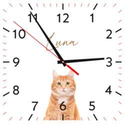 Customizable Clock with Changeable Image and Pet Name - PET Design