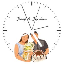 Customizable Clock with Personalized Image and Name - VECTOR IMAGE Design