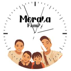 Customizable Clock with Personalized Image and Name - VECTOR IMAGE Design