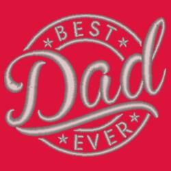 BEST Dad EVER, Embroidered Polo Shirt for Best DAD, Happy Father's Day - EBD-0011 Design