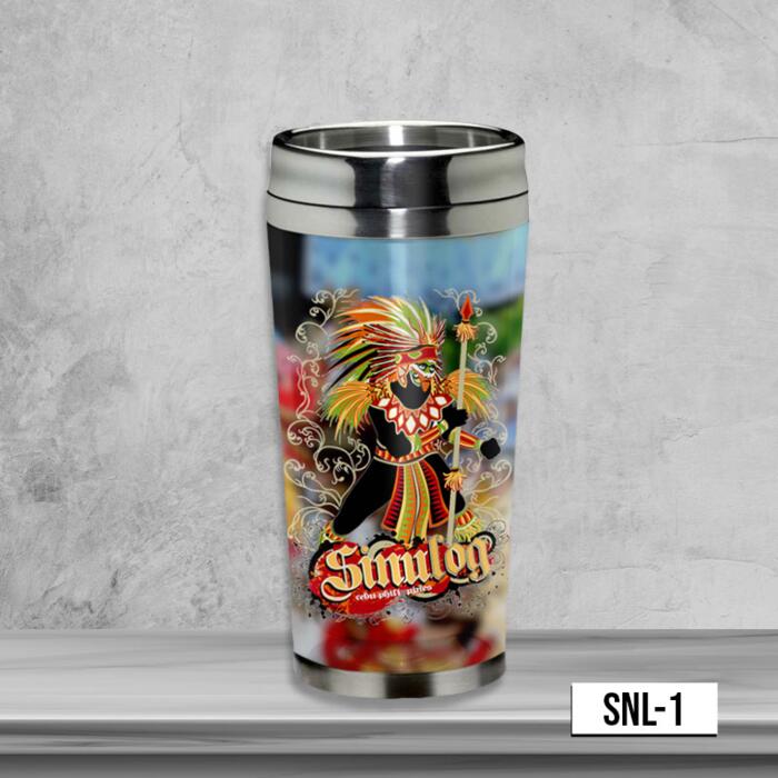Sinulog, Cebu Philippines, Sinulog Festival, Sinulog Stainless Tumbler, Sto. Niño, Cebu Philippines - SNL-1 Thumbnail