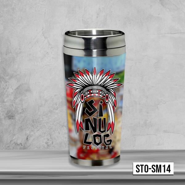 Sinulog Festival, Sinulog Stainless Tumbler, Sto. Niño, Cebu Philippines - STO-SM14 Thumbnail