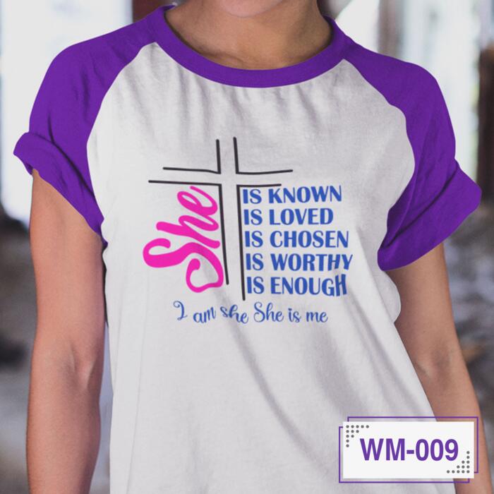 She is known, She is Love, She is Chosen, She is Worthy, She is Enough, I am she, She is me, Women's Month - WM-009 Thumbnail