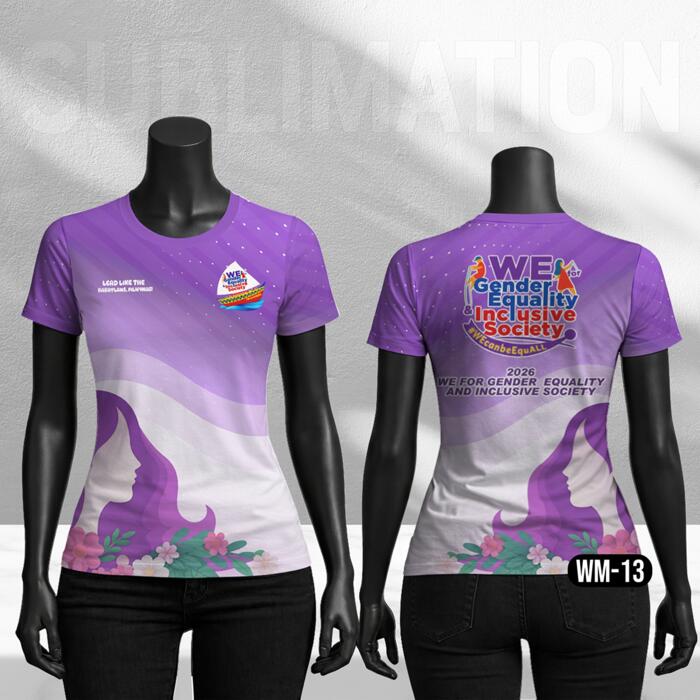 Women's Month Full Print Sublimation Shirt - WM-13 Thumbnail
