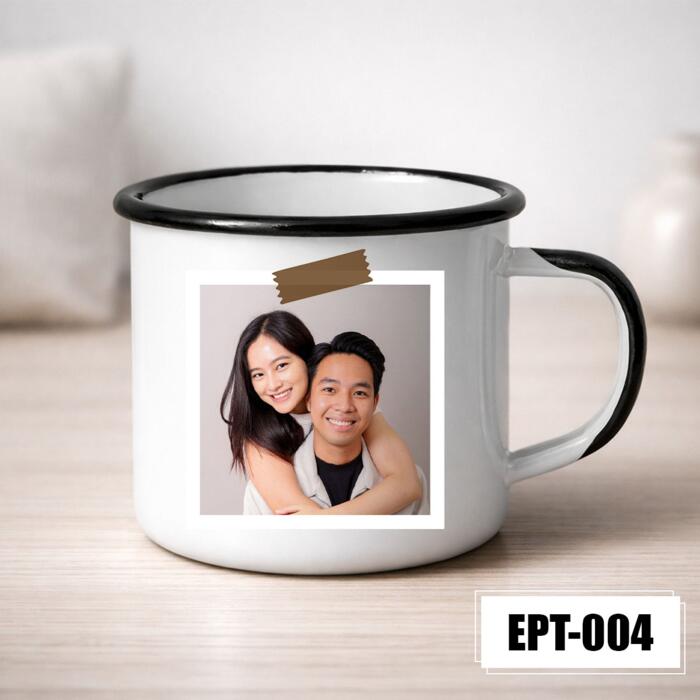Personalized Enamel Mug with Customizable Design - EPT-004 Thumbnail