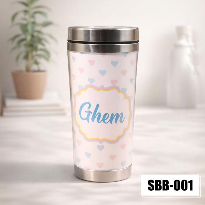 Personalized Stainless Tumbler with Customizable Design - SBB-001 Thumbnail