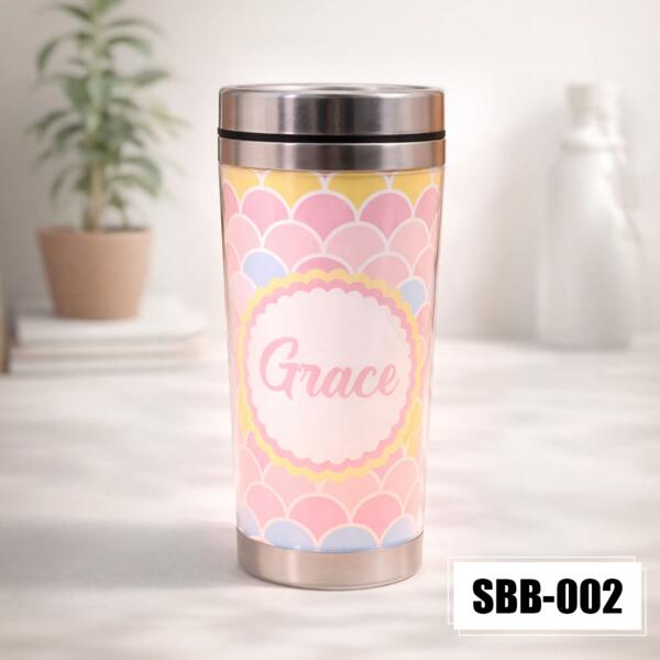 Personalized Stainless Tumbler with Customizable Design - SBB-002 Thumbnail