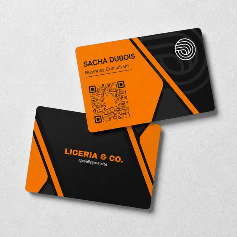 Modern Orange & Black Geometric Corporate Background Template Thumbnail