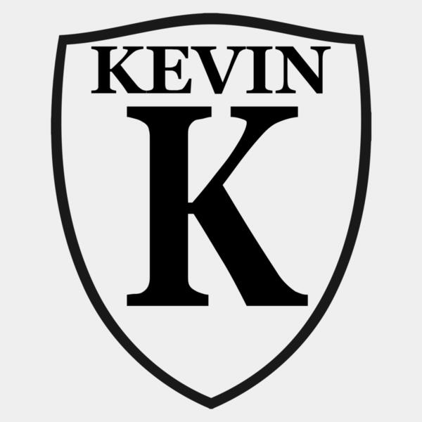 Shield Medal - Black - (Letter K) - MG9 Thumbnail