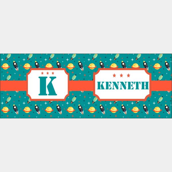 Space Background with Name & Initials Thumbnail