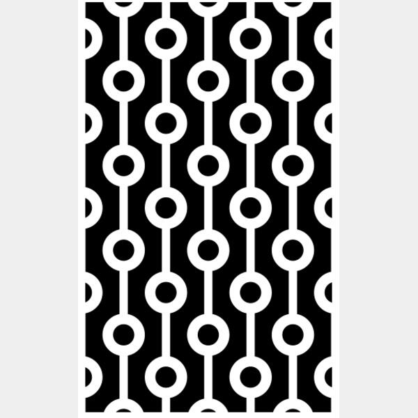Pattern  Lines with Round Shapes  Background Designs with Frame  Black and White Background  BWB 8 Thumbnail