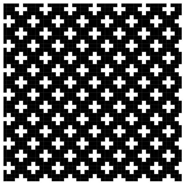 Pattern  White Cross  Background Designs with Frame  Black and White Background  BWB D Thumbnail