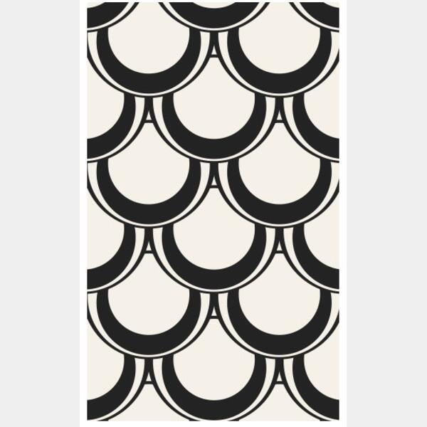 Pattern  Black   White Scales  Background Designs with Frame  Black and White Background  BWB 15 Thumbnail