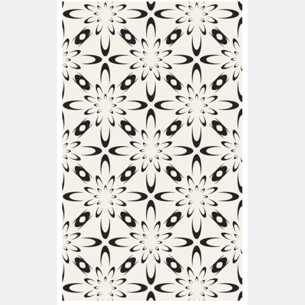 Pattern  Flower  Background Designs with Frame  Black and White Background  BWB 14 Thumbnail