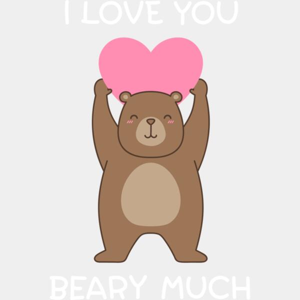 I LOVE YOU BEARY MUCH, Cute Animal - PNM-004 Thumbnail