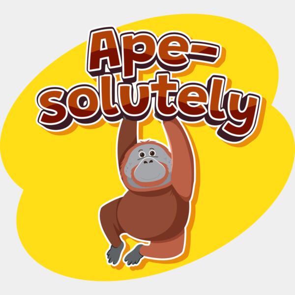 Ape-solutely, Cute Animal - PNM-017 Thumbnail