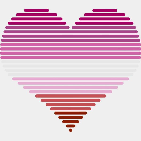 LGBT, Pride Month - LGBT heart - Lesbian Thumbnail