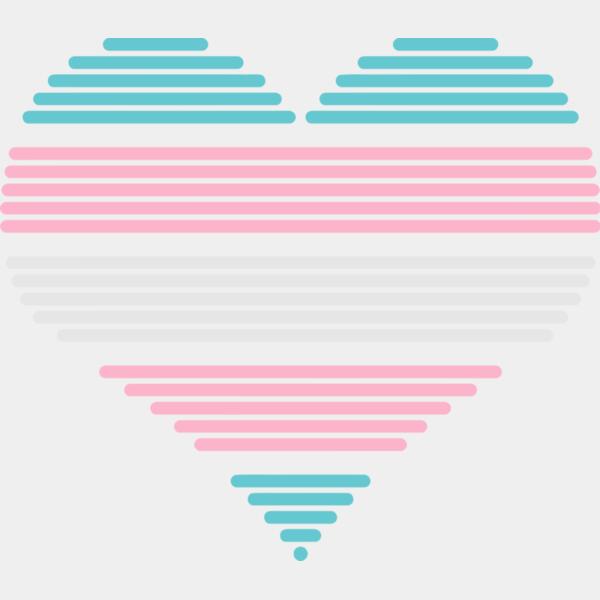 LGBT, Pride Month - LGBT heart - Transgender Thumbnail