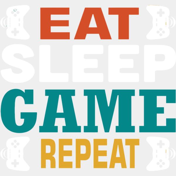 Eat, Sleep, Game, Repeat, Checkbox Eat Sleep - ESD-15 Thumbnail