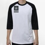 Raglan 3/4 Roundneck Shirt (White Body) Thumbnail
