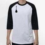 Raglan 3/4 Roundneck Shirt (White Body) Thumbnail