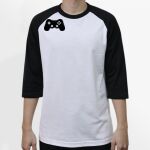 Raglan 3/4 Roundneck Shirt (White Body) Thumbnail