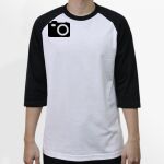 Raglan 3/4 Roundneck Shirt (White Body) Thumbnail