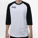 Raglan 3/4 Roundneck Shirt (White Body) Thumbnail