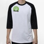 Raglan 3/4 Roundneck Shirt (White Body) Thumbnail