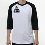 Raglan 3/4 Roundneck Shirt (White Body) Thumbnail