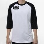 Raglan 3/4 Roundneck Shirt (White Body) Thumbnail