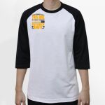 Raglan 3/4 Roundneck Shirt (White Body) Thumbnail