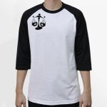 Raglan 3/4 Roundneck Shirt (White Body) Thumbnail
