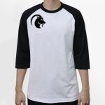 Raglan 3/4 Roundneck Shirt (White Body) Thumbnail
