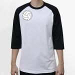 Raglan 3/4 Roundneck Shirt (White Body) Thumbnail